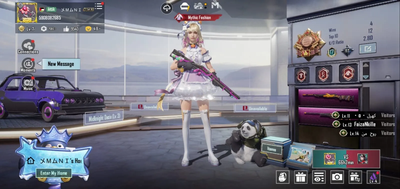 🥇 150x Total Mythics 🔥 M416 Glacier LV.7 Max 👕55x Total Mythic Suits LVL 79 🌟30x Gunlab Skins 🥷 520x Outfits 💫 245 Weapon Skins ⛑️35 x Helmet 🏆 89x Royale Pass 💲 430 UC ⚡ Instant Delivery ✔️ Full Email Access